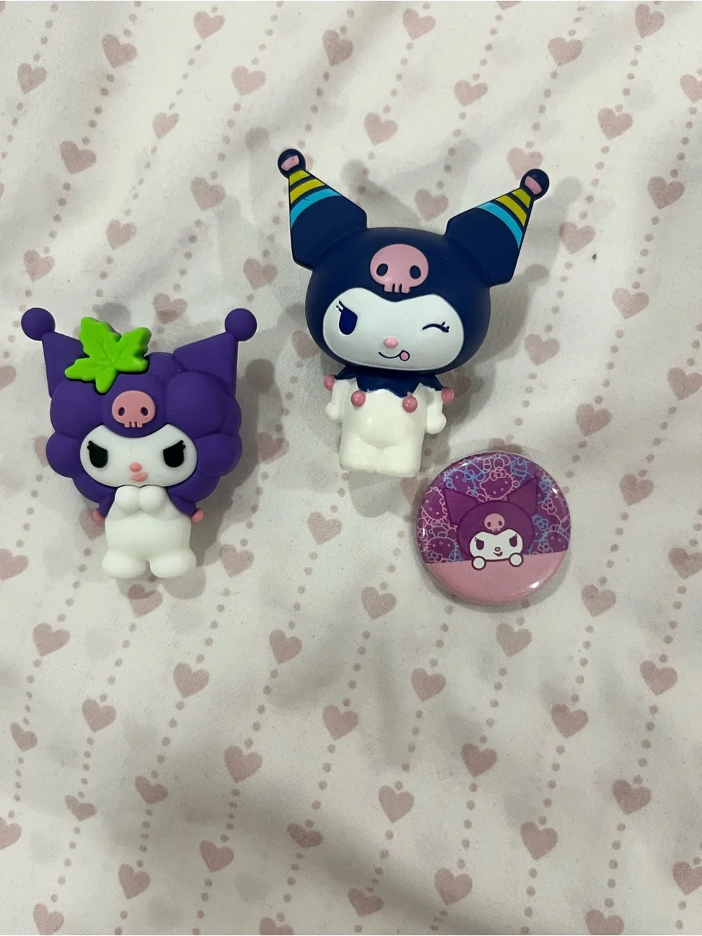 SANRIO KUROMI BUNDLE - Purple Stationery Set with Figurines